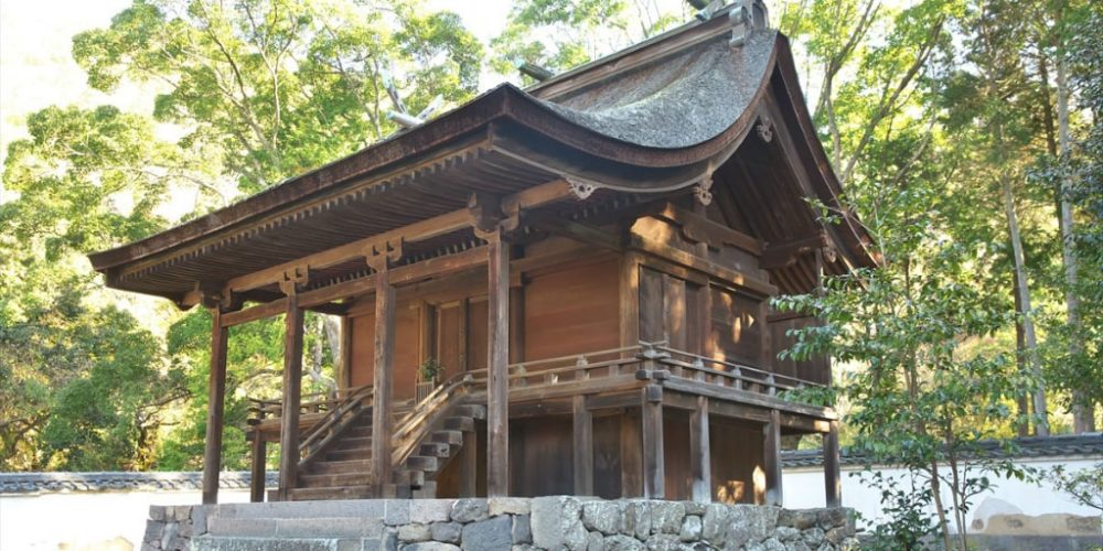 国宝に指定されている神谷神社の本殿